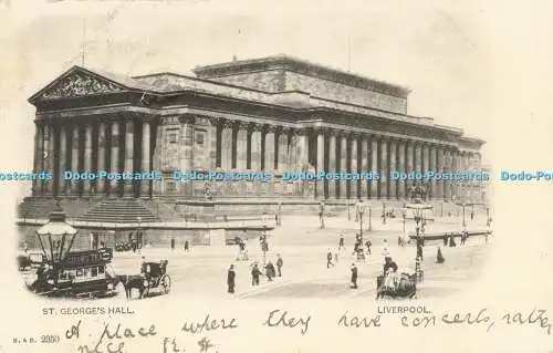 R613537 St Georges Hall Liverpool B und D 2350 1901