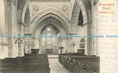 R613559 Whippingham Church Interior J W Stengel 1904