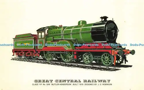 R616960 Great Central Railway Class 11F No 506 Butler Henderson 1919 J G Robinso