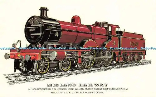 R616969 Midland Railway No 1000 S W Johnson Prescott Pickup No 6 Nostalgia Minia