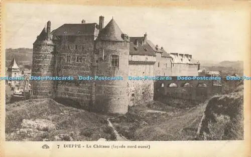 R618974 CAP 7 Dieppe Le Chateau Facade nord ouest Edition speciale du Musee au V