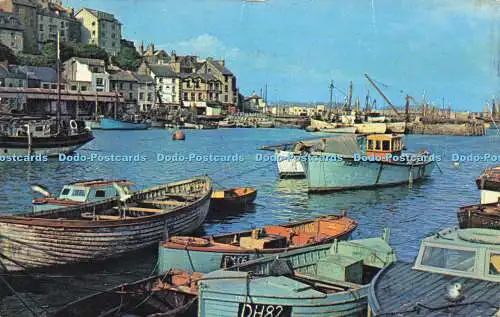 R621421 Brixham Harbour H D Keilor Plastichrome Farbbild Verlag 1967