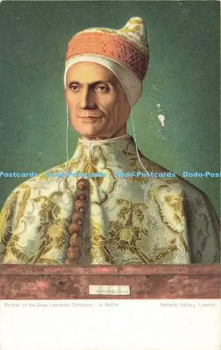 R619006 Portrait of Doge Leonardo Deredamo G Bellini National Gallery Misch and