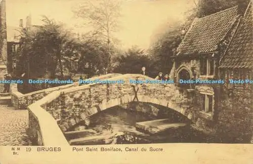 R614509 M M Br 19 Brügge Pont Saint Bonifatius Canal du Sucre M Marcovici Bruxelle