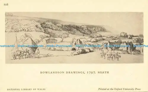 R614528 108 Rowlandson Drawings 1797 Neath National Library of Wales Oxford Univ