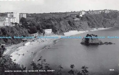 R614535 North Sands and Goscar Rock Tenby 50A