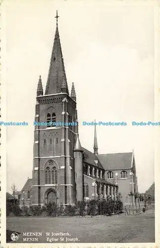 R619038 Nels Meenen St Jozefkerk Menin Eglise St Joseph Photo Pol Bille Bromurit