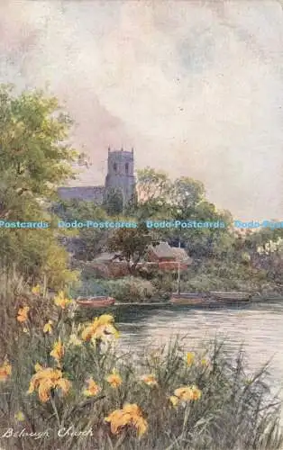 R619048 Belaugh Church The Iris River Bure Jarrolds Wild Flower Series Parsons N