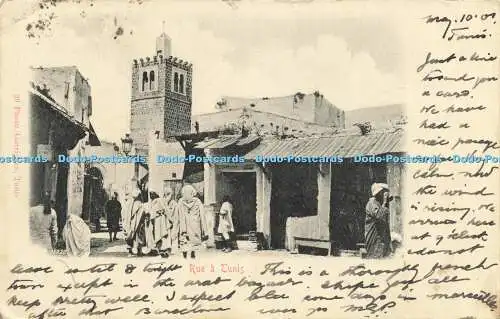 R613695 25226 Rue a Tunis 20 Foto Garrigues 1901