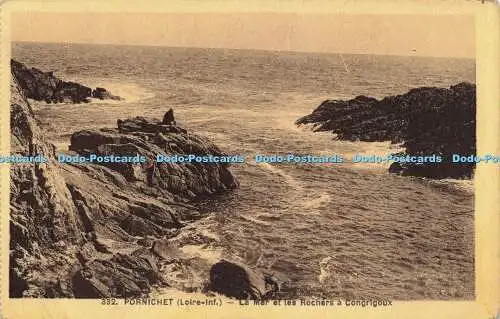 R621472 332 Pornichet Loire inf La Mer et les Rochers a Congrigoux F Chapeau