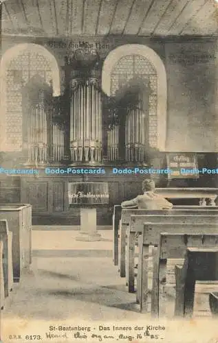 R619058 St Beatenberg Das Innere der Kirche C P N 6173