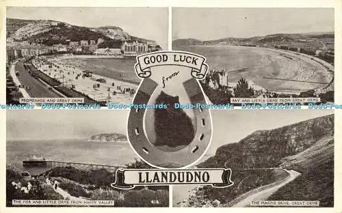 R614561 Good Luck from Llandudno 418 Multi View