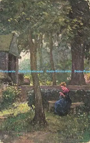 R619071 A Love Letter 1527 Tuck Oilette English Cottage Homes