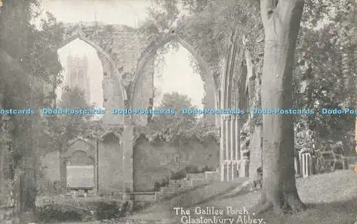 R613718 Galilee Porch Glastonbury Abbey S J Hulbert