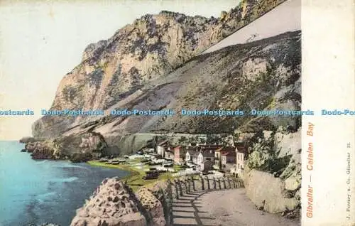 R617081 Gibraltar Catalan Bay J Ferrary E Schreiber G m b H Stuttgart Photochrom