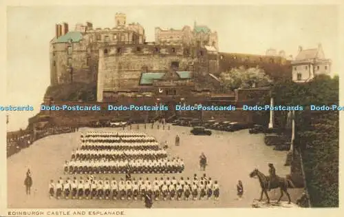 R614593 Edinburgh Castle and Esplanade Dennis Lucullus Art Series