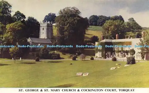 R613736 St George and St Mary Church and Cockington Court Torquay Hamilton Fishe