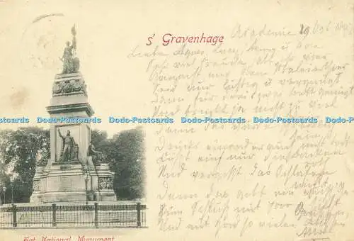 R617109 Hut National Monument S Gravenhage 1897