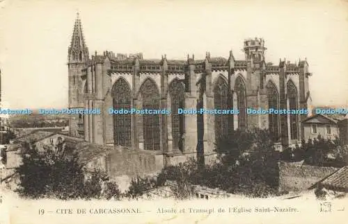 R617112 19 Cite de Carcassonne Abside et Transept de lEglise Saint Nazaire ND Ph