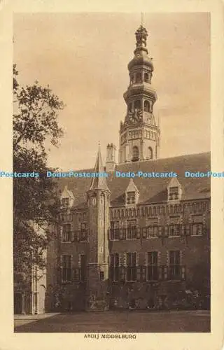 R619142 Abdij Middelburg Uitg Firma F B den Boer Photogravure Series No 4