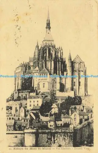 R619176 44 Abbaye du Mont St Michel Vue Generale Gesamtansicht Denkmäler Historiq