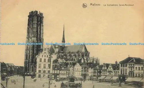 R621596 Nels Malines La Cathedrale Saint Rombaut Ern Thill Bruxelles