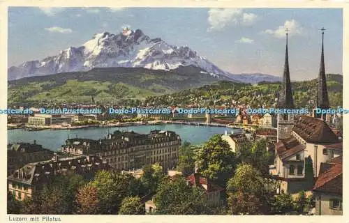 R613811 Luzern mit Pilatus 3291 Globetrotter A G