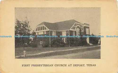 R617173 Erste Presbyterianische Kirche bei Deport Texas