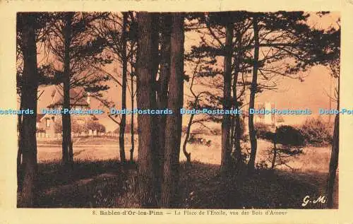 R621601 8 Sables dOr les Pins La Place de lEtoile vue des Bois dAmour G M G Thau