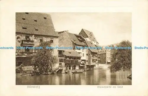 R621603 Nürnberg Wasserpartie am Sand T S N Serie 1054 6 Dess