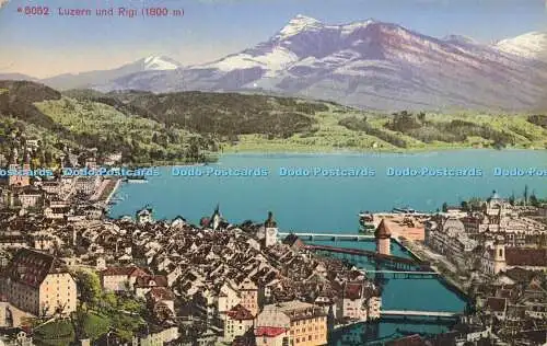 R613830 M 5052 Luzern und Rigi Photoglob Zürich