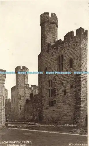 R619202 22 Caernarvon Castle Chamberlain Tower H M Office of Works