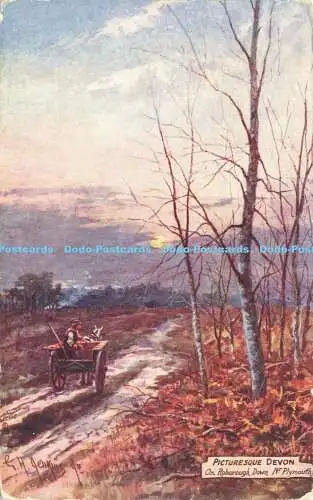 R619203 G H Jenkins Picturesque Devon On Roborough Down Nr Plymouth Picturesque