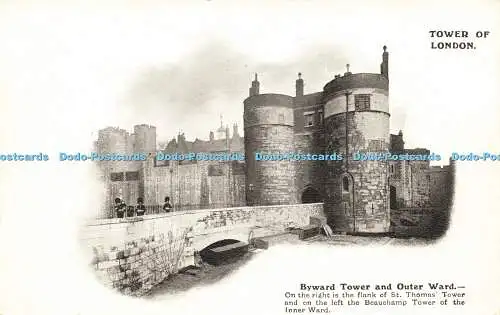 R614724 Tower of London Byward Tower and Outer Ward T Ex 11 Gale and Polden