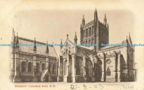 R613858 Hereford Cathedral aus N E 1903