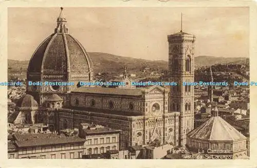 R621652 Firenze La Cattedrale vista da S Lorenzo