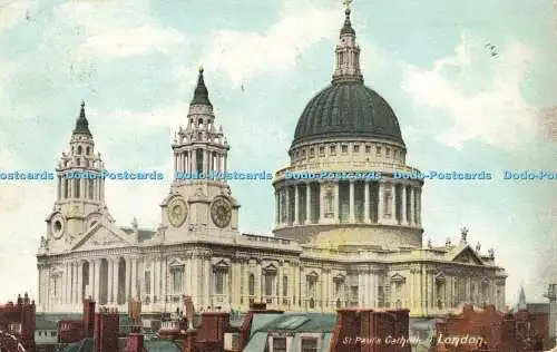R613876 St Pauls Cathedral London Brown and Rawcliffe 1905