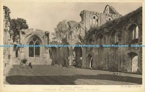 R621680 Netley Abbey Innenraum der Kirche Blick nach Osten H M Office of Works 6 Rembr