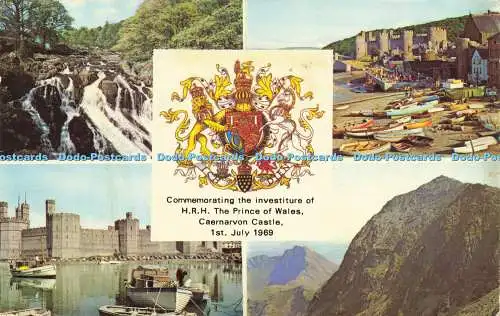 R614760 Gedenken an Investitur von S R H Prince of Wales Caernarvon Castle 196