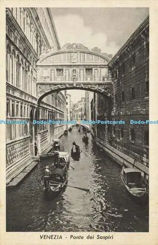 R619261 Venezia Ponte dei Sospiri A Scrocchi Milano