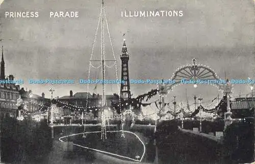 R614772 Princess Parade Illuminations E R G Victoria Serie 1912