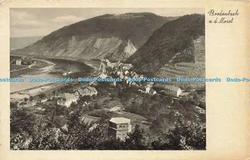 R613928 Brodenbach a d Mosel Probsts Hotel zur Post mir herrlicher Moselterrasse