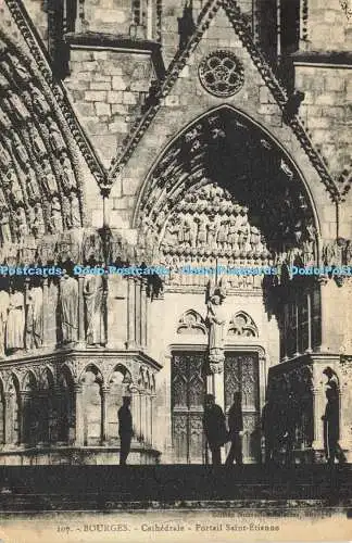 R619302 107 Bourges Cathedrale Portail Saint Etienne Edition Nouvelles Galleries
