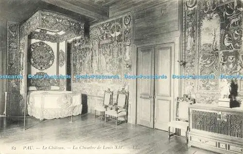 R621741 82 Pau Le Chateau La Chambre de Louis XIV LL