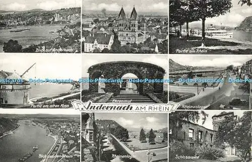 R621742 Andernach am Rhein Cramers Kunstanstalt KG 1958 Multi View