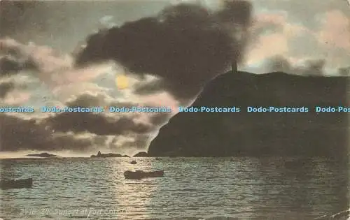 R614838 2416 24 Sonnenuntergang am Port Erin Hartmann 1905