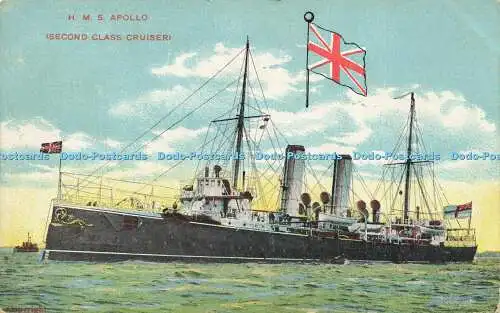 R621781 H M S Apollo Second Class Cruiser D und D 1909