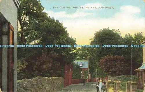 R614889 Old Village St Peters Ramsgate G D und D L 1909