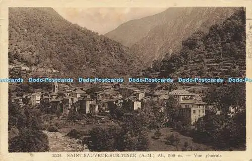 R621818 1534 Saint Sauveur Sur Tinee A M Vue generale La Provencale 1951