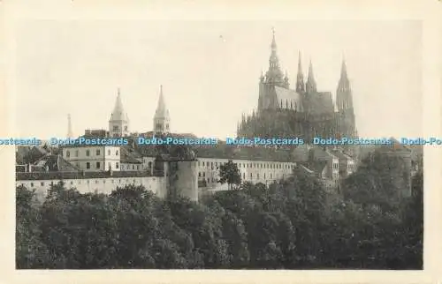 R617398 Prag Hradschin Ansicht v Belvedere 508 Carl Bellmann in Prag 1909